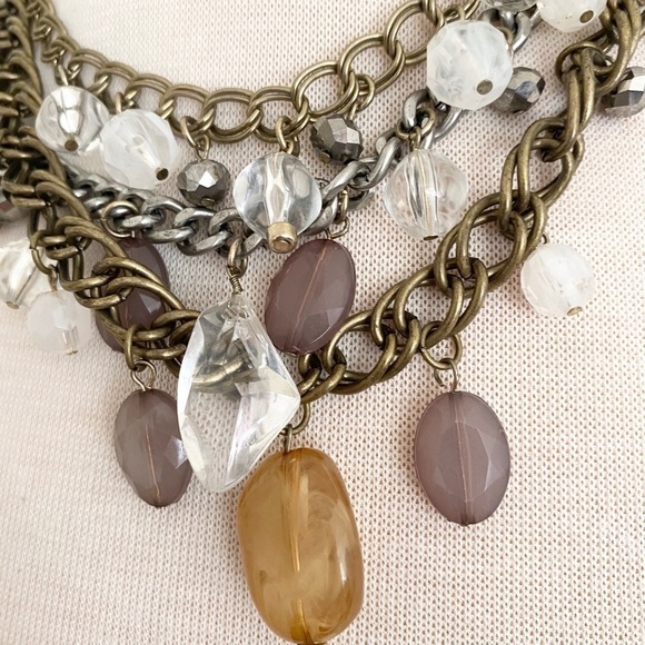 Loft Heavy Layered Necklace - Picture 4 of 12